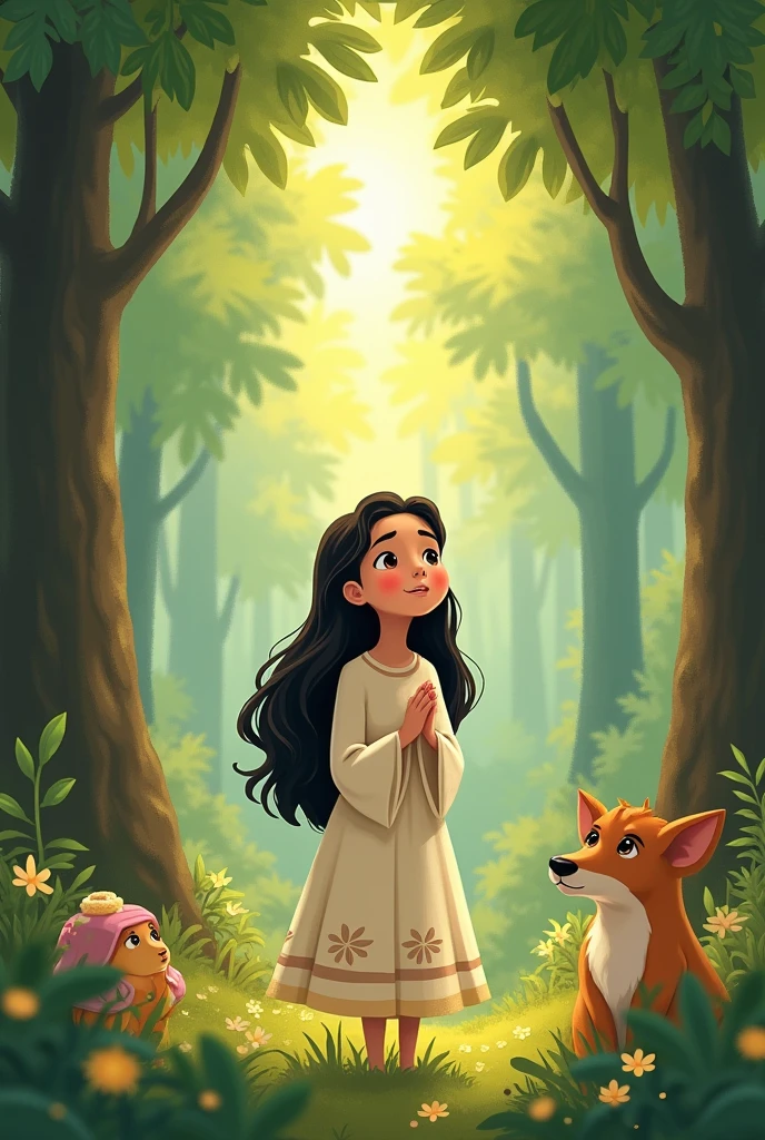 Saint Rose of Lima decides to consecrate herself to God at a very young age, rejecting vanity. animated for children