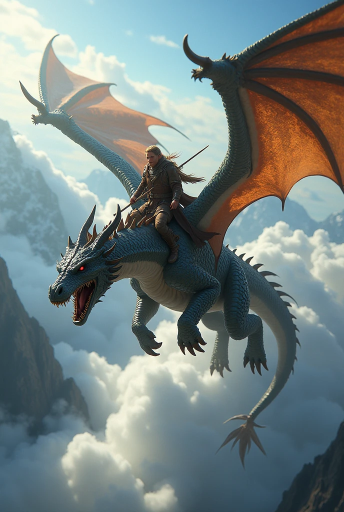  riding a dragon