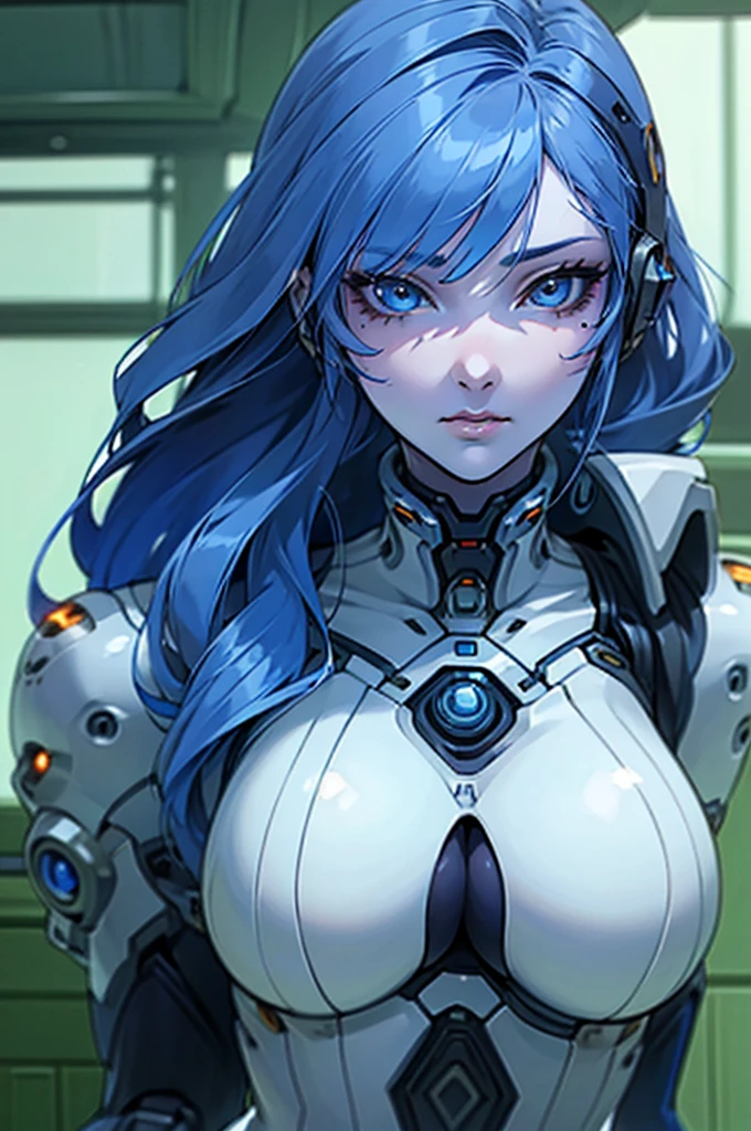 Very detailed, (Highest quality), ((masterpiece)), (High resolution), original, Very detailed, 8k wallpaper, (Very delicate and beautiful), アニメ, one person,(((masterpiece))),((Highest quality)),super high quality, zestfreesss, cyberpunk , Sitting on a chair、Perfect body, Ultra detailed face, Detailed lips, Beautiful Eyes, 