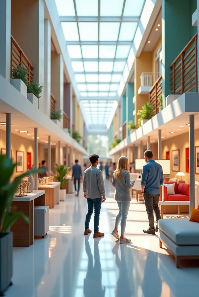 3D Model New Home Market Environment 3DExport
