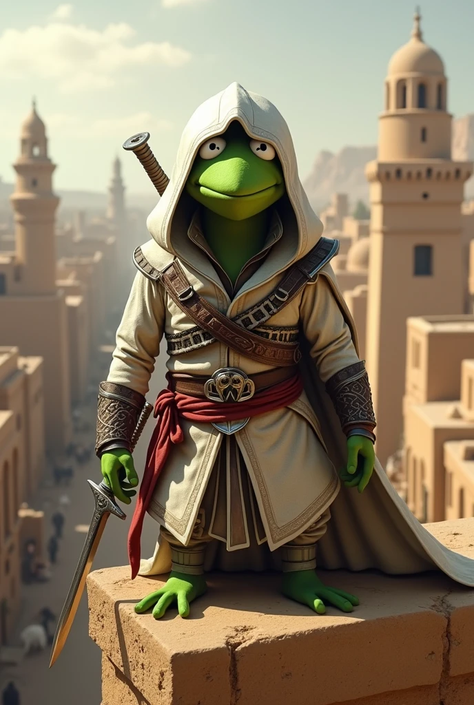 Kermit the Frog as Altair from Assassins