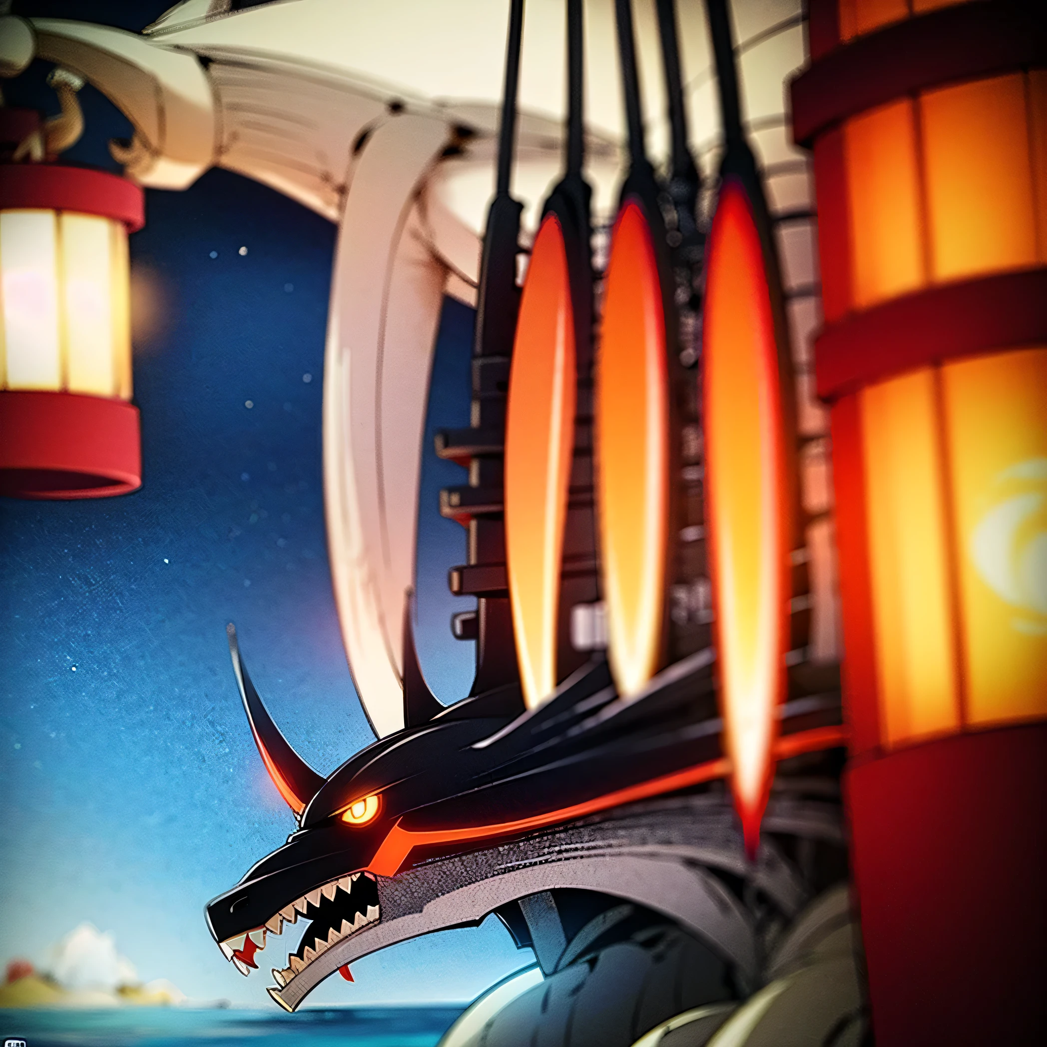 In the vast and endless ocean, the battleship Yamato glides across the waters, revered and feared everywhere. Yamato is a legendary battleship that is known as "Iron Dragon" of the sea. With its strong structure and powerful armament, Yamato is like a dragon that has awakened from its slumber under the deep sea to bring peace to the land and drive away darkness. Yamato is a grand and formidable warship. With a length of more than 263 meters, it gracefully balances like a dragon swimming above the waves. The ship's hull is made of meter-thick steel, like iron scales that no weapon can pierce. On the deck, massive cannons are stationed with great destructive power. These cannons are like a dragon's fangs and claws, capable of tearing apart enemies in an instant. Amidst the raging war, Yamato has proven itself to be more than just a warship.