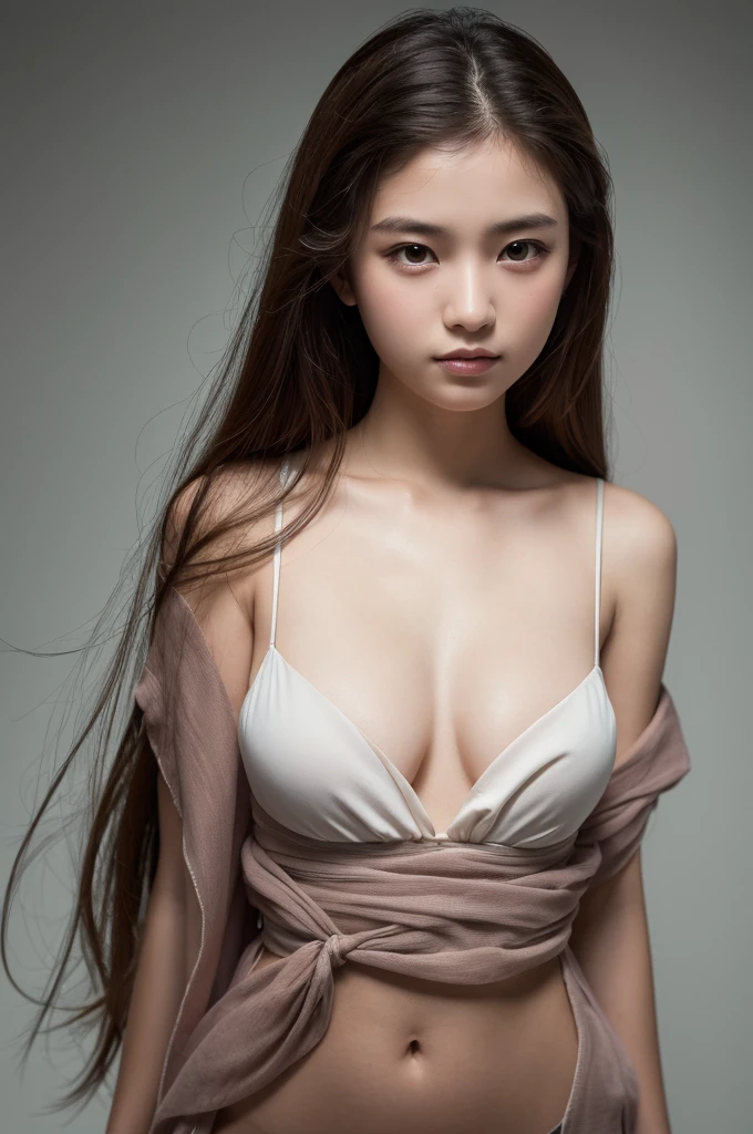 Highest quality,masterpiece,Ultra-high resolution,RAW Photos,one person's,Loose perm hair、length、Brown Hair、Arms crossed、Japanese、Loose perm hair、length、Brown Hair、smile、Arms crossed、Professional photography、Same skin type as humans、A woman dressed in Japanese clothing from head to toe、Blur the background、Anatomical accuracy、Very detailed and beautiful、Ultra HD、length、Her hair is flowing and sexy、Very detailed and beautiful、Shoulder-length hair、(I like tight knits、Accentuated breasts)都会のNight view、Night view、White pants style
