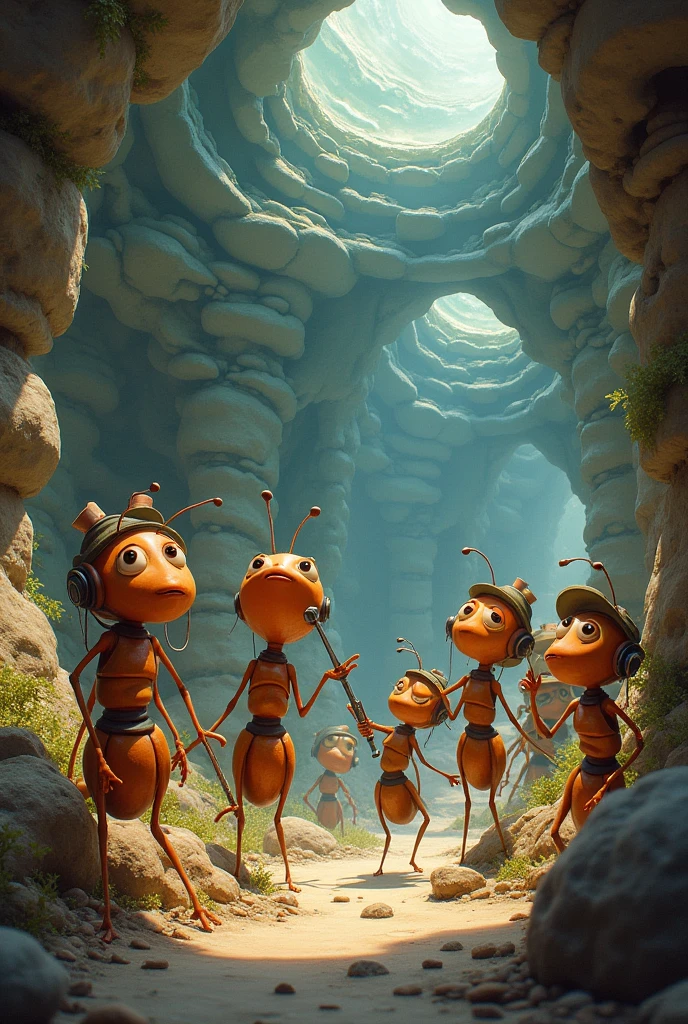Animated ants