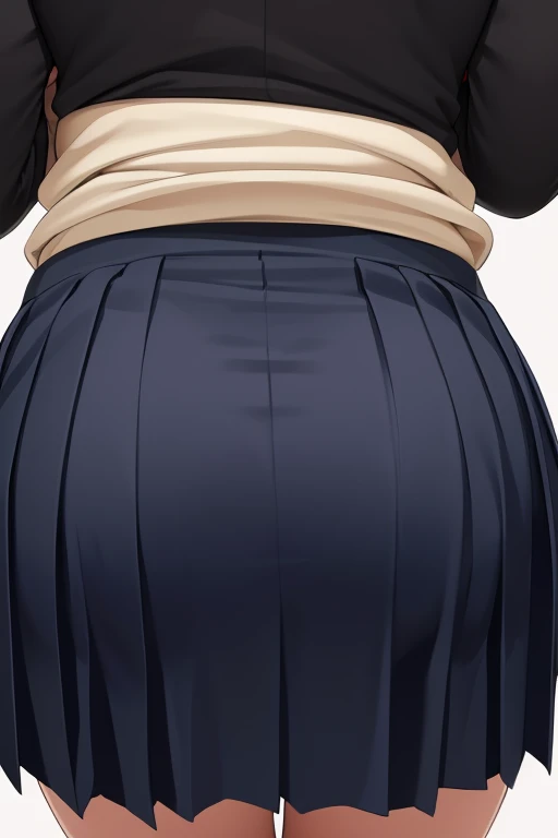 Every detail、Gal、From the back、masterpiece、Woman facing backwards、Pleated Skirt、((Super close-up on the butt、,Zoom in on your butt,))、From the waist to the thighs