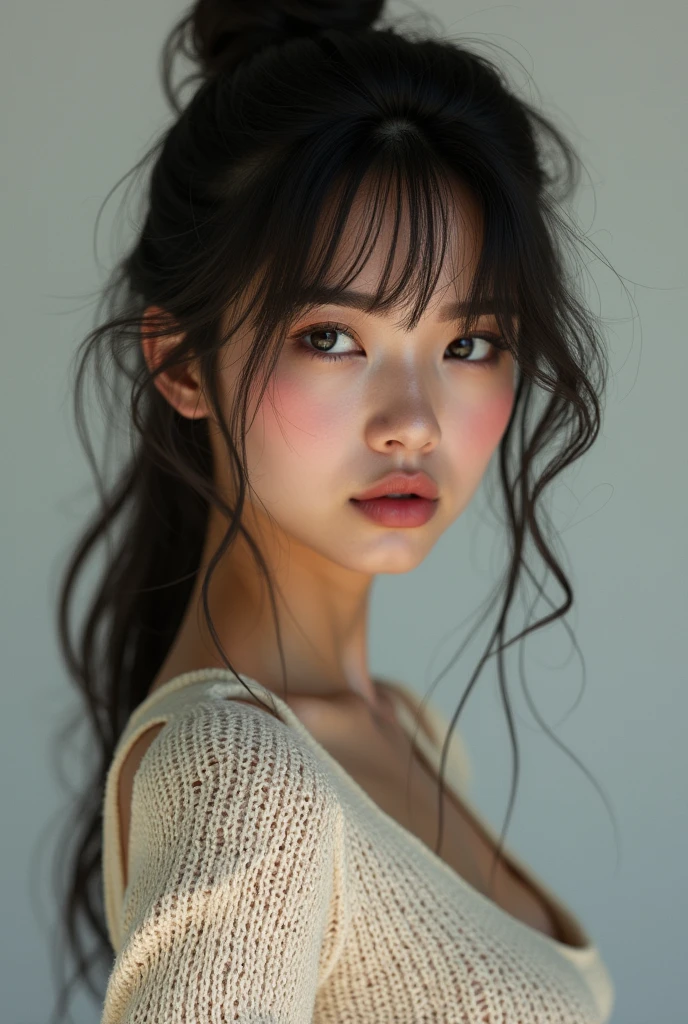 3mm4w, face, virgin killer sweater