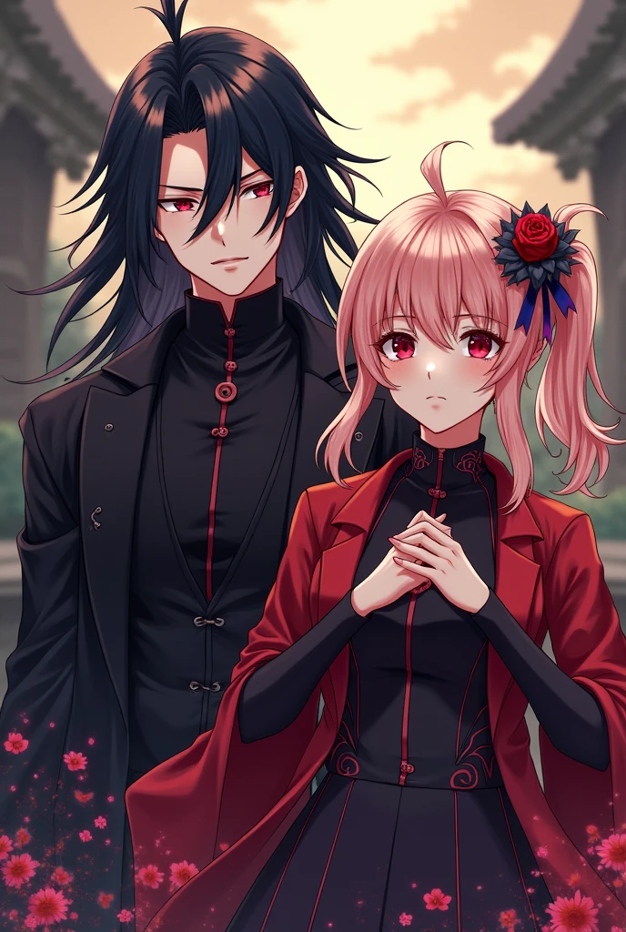 Sukuna Ryomen and Utahime Lori of Jujutsu Kaisen young people as a pair in anime