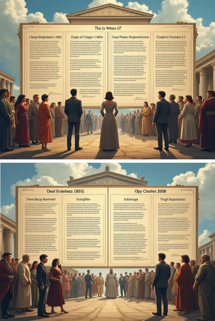 In a synoptic table, write the values of true democracy.
In a comparative table, write four characteristics to be citizens in 1830 and 2008.
