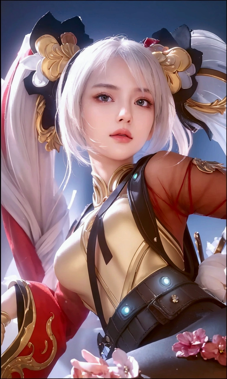 ((Best quality, 8k, Masterpiece : 1.3)), upper bod y, Sharp focus:1.2, Beautiful woman with perfe ct figure, Highly detailed facial and skin textur e, Detailed eyes, Double eyelids, Interior view, f erpect lighting, Glowing skin,