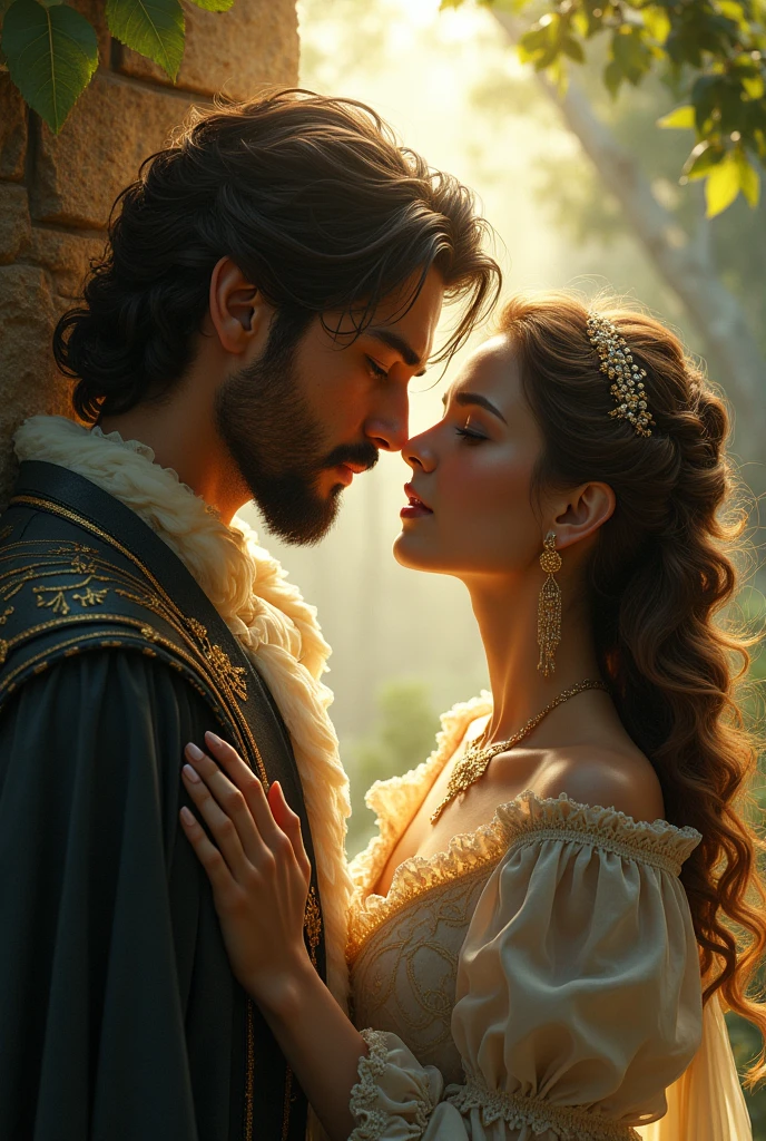 A dragon prince in his human form in love with a human princess , whose love is so immense and so sad at the same time 