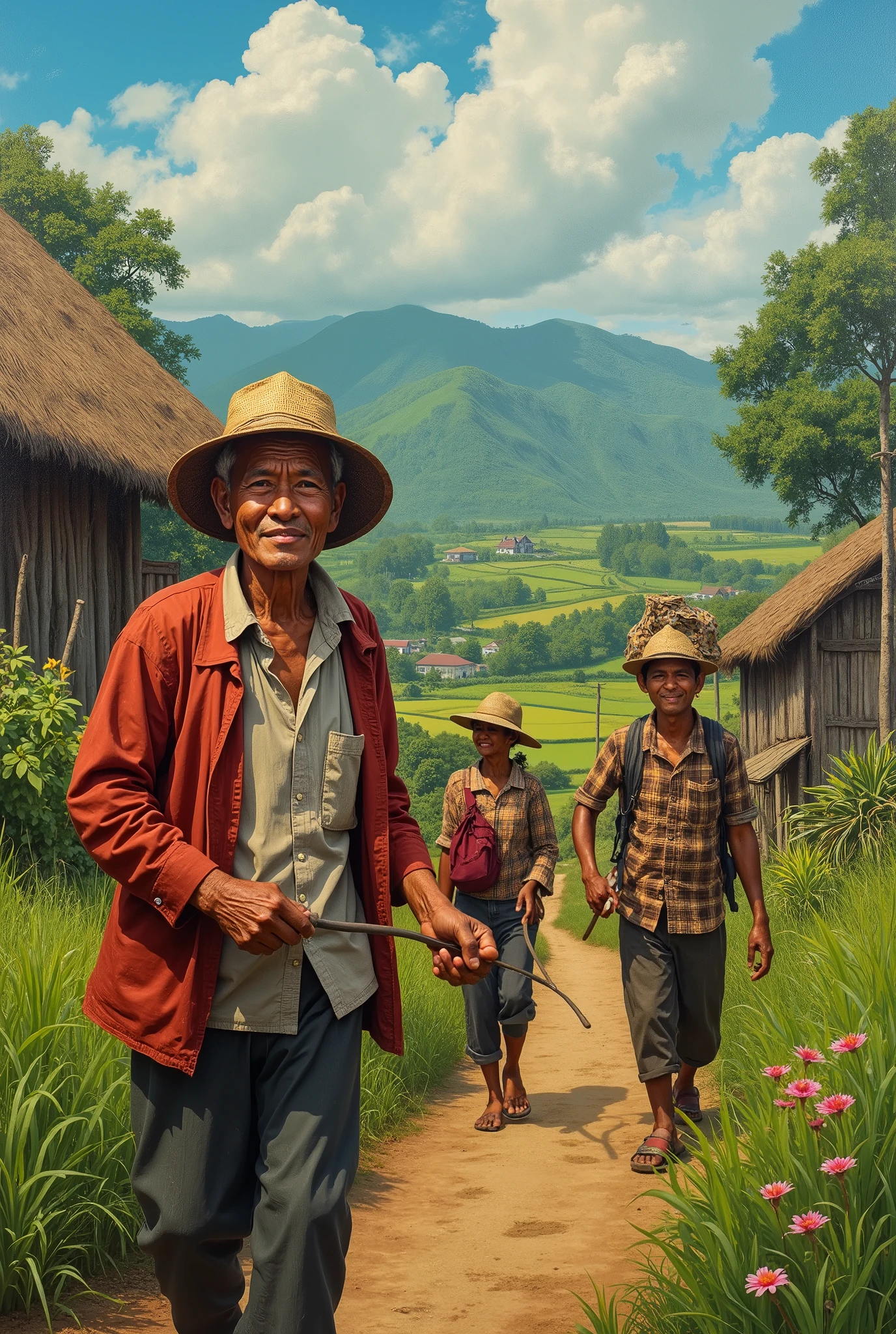 Portrait of life ((in Glagah village)), ((sapuran)) sub-district, Wonosobo regency