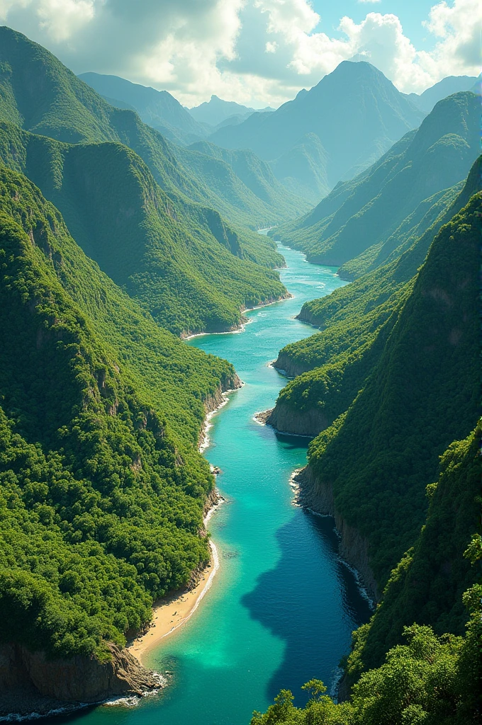 The Kalinago elders spoke of a time when Waitukubuli was blessed with exactly 365 rivers, each one flowing like veins through the island's fertile soil. Every river had its own unique story, its own purpose, and its own connection to the people. These rivers were the lifeblood of the island, providing fresh water for the crops, the animals, and the people who lived in harmony with the land.