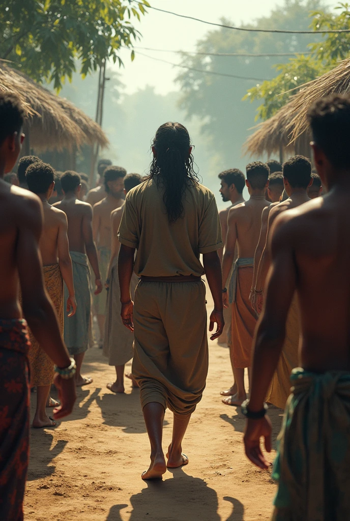 Upon his arrival, Arun noticed that the villagers were wary of outsiders. They spoke in hushed tones and glanced at him with a mix of fear and suspicion.