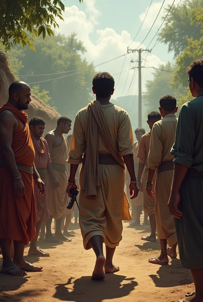 Upon his arrival, Arun noticed that the villagers were wary of outsiders. They spoke in hushed tones and glanced at him with a mix of fear and suspicion.