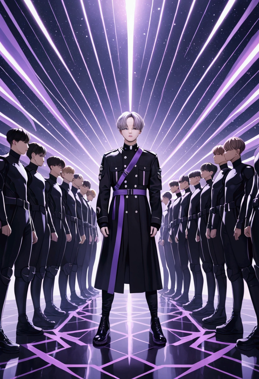 Millions of bts army standing with yoongi with purple ribbons. 