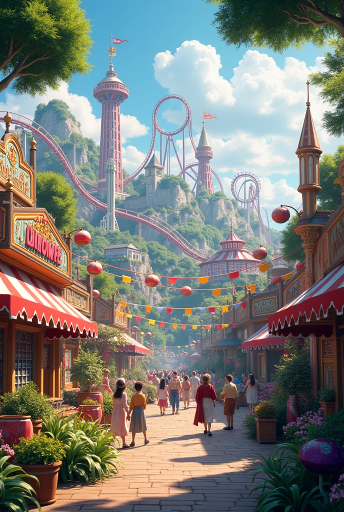 Create an amusement park