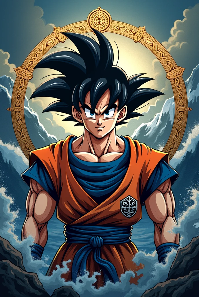 Norse Goku logo text