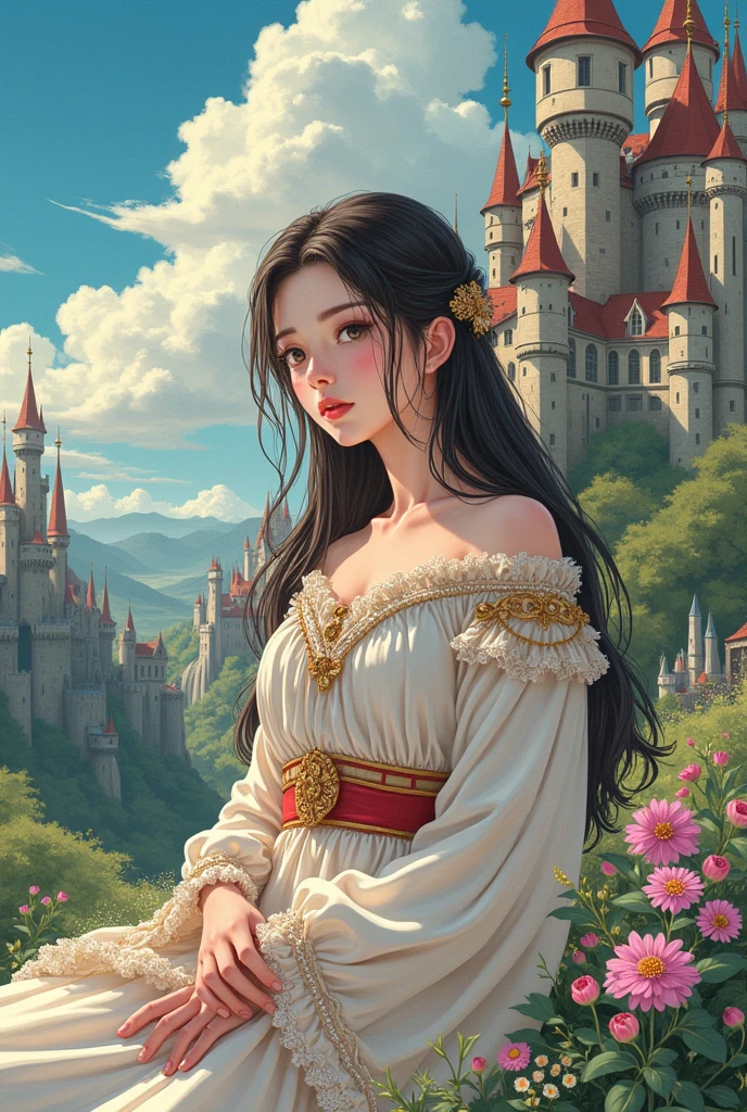 A manga about a princess who is engaged to a prince and was forced to get engaged and besides being a very good person, fate does not give her a happy ending.