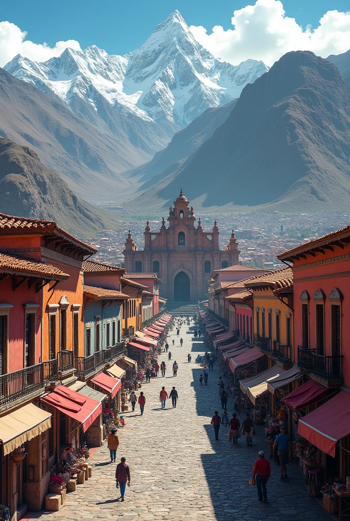 Recreate the city of Huaraz
