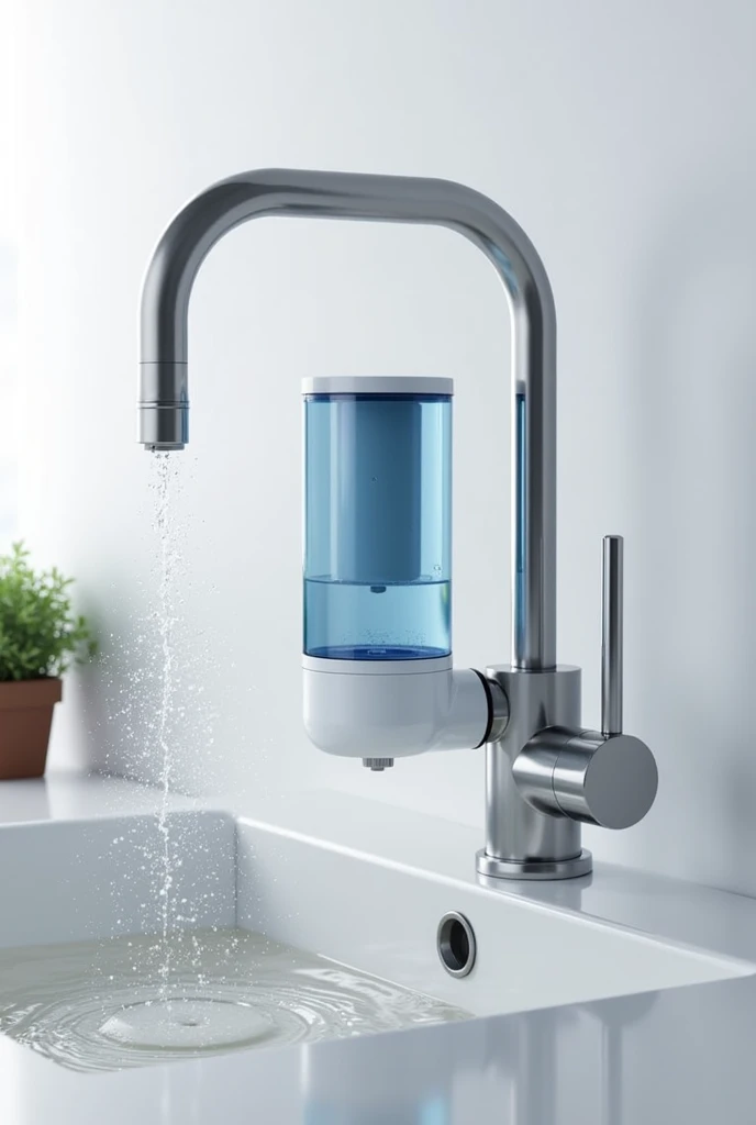 filtrating water that can be attached and detached in your faucet sink and also can be a portable water filtration that can be convenient if you want to bring it in travels and outdoors activities