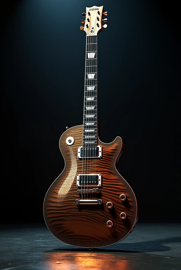 a highly detailed, hyperrealistic electric guitar, metallic finish, gleaming, engraved with the name "Jony", dramatic lighting, photorealistic, 8k, best quality, masterpiece, studio lighting, physically-based rendering, extreme detail description, vivid colors
