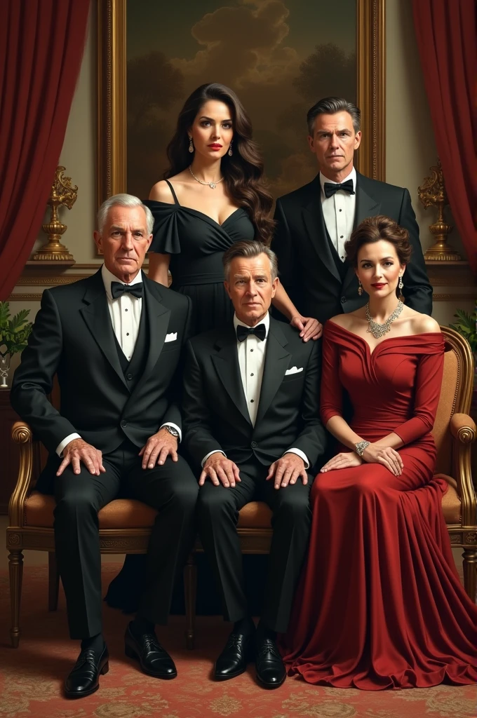 Can you create a pictures of rich family