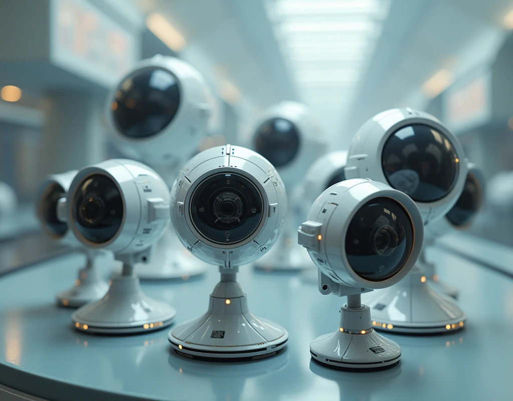 Dome and base security cameras