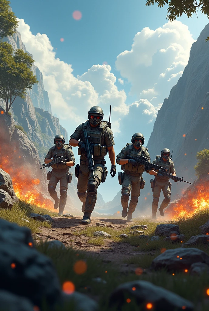 PLAY FREE FIRE GAME WITH SQUAD