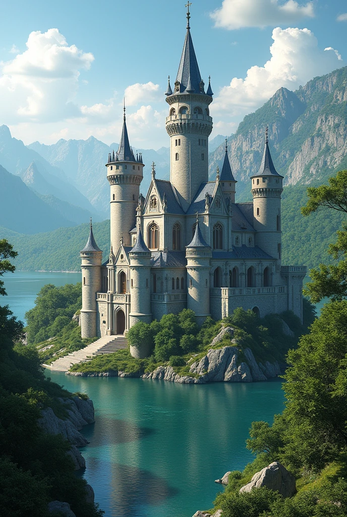 An elegant castle inside