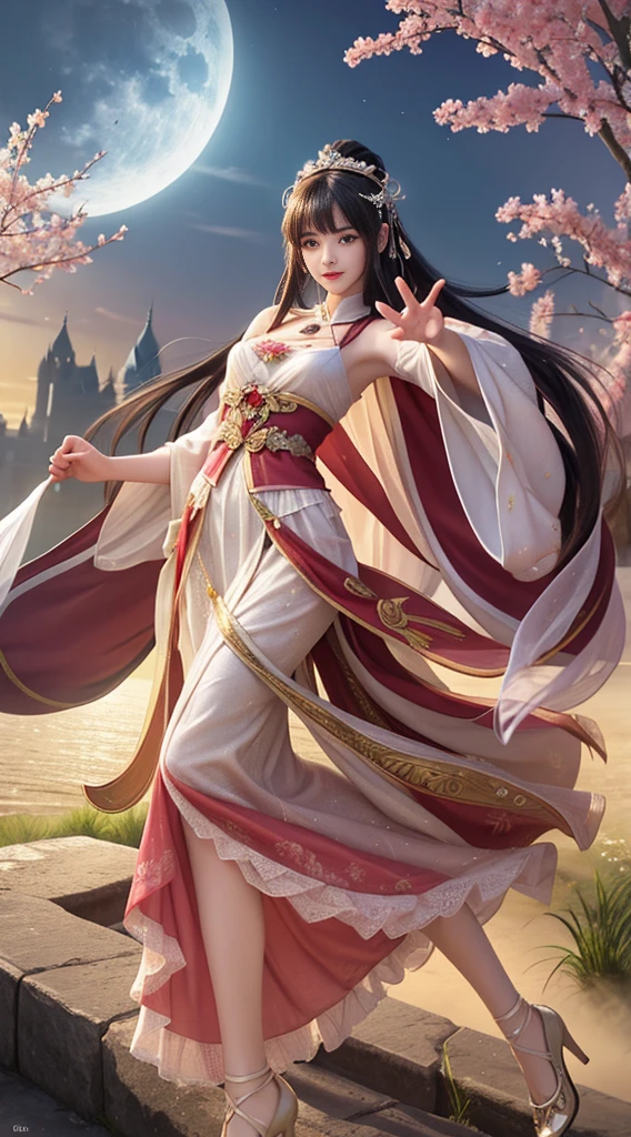 Moonlight scenery，The ancient costume goddess is unique。Her gorgeous costume sparkles，The skirt flutters in the breeze，Looks elegant and dynamic。Her eyes were full of playfulness.，As if blending into this peaceful nature。

The ancient costume goddess is wearing a pair of fashionable high heels，It seems to be incompatible with her elegant temperament，But it adds a touch of mystery and sexiness。。Her feet stepped on the bluestone，Like dancing on the ground，Grace in every step。

In the Moonlight，The scenery is more hazy and beautiful。，Fairy Beauty。Her behavior is playful and cute，Makes you want to get closer，Discover her inner secrets。

，Ancient costume goddess and beautiful landscape painting。She smiled，sports，Everything is full of poetry，It&#39;s really intoxicating，Inextricable。，，，White short skirt，，sit on the floor，，front，White high heels，，Beautiful ass，showing genitals，No pants