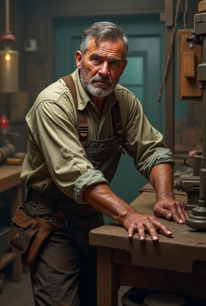 a man working