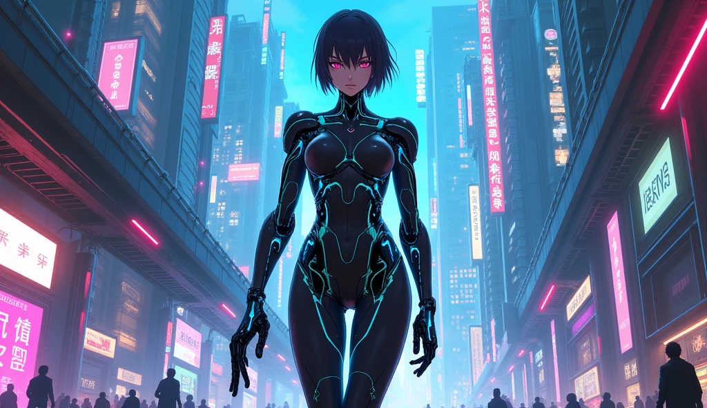 cyborg,cyberpunk ,アニメ