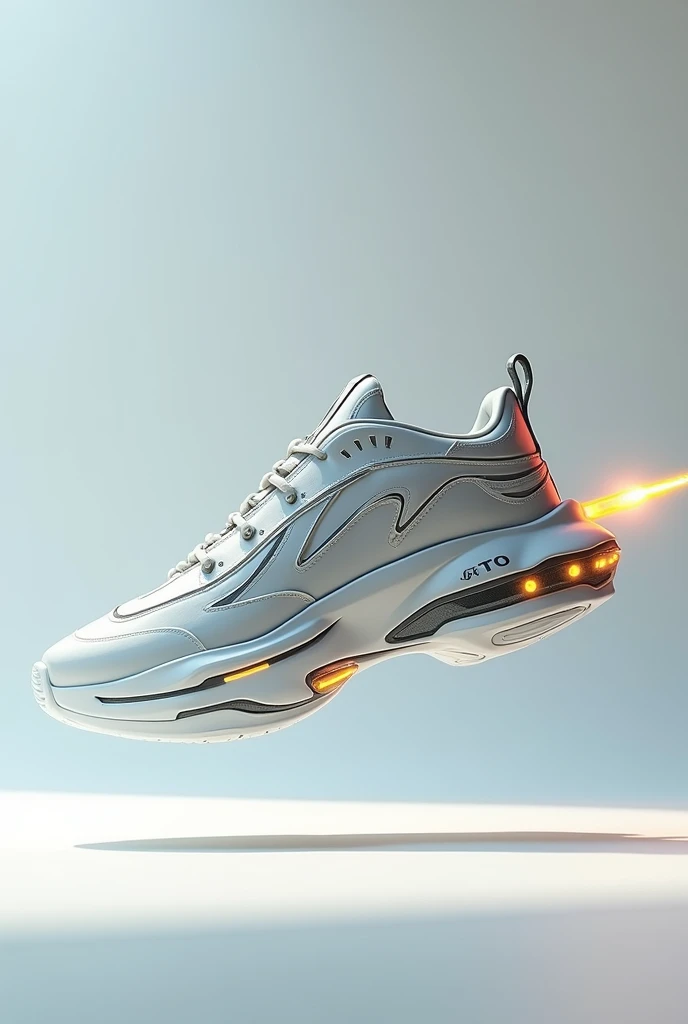 Rocket Sneakers Flying Model 3D