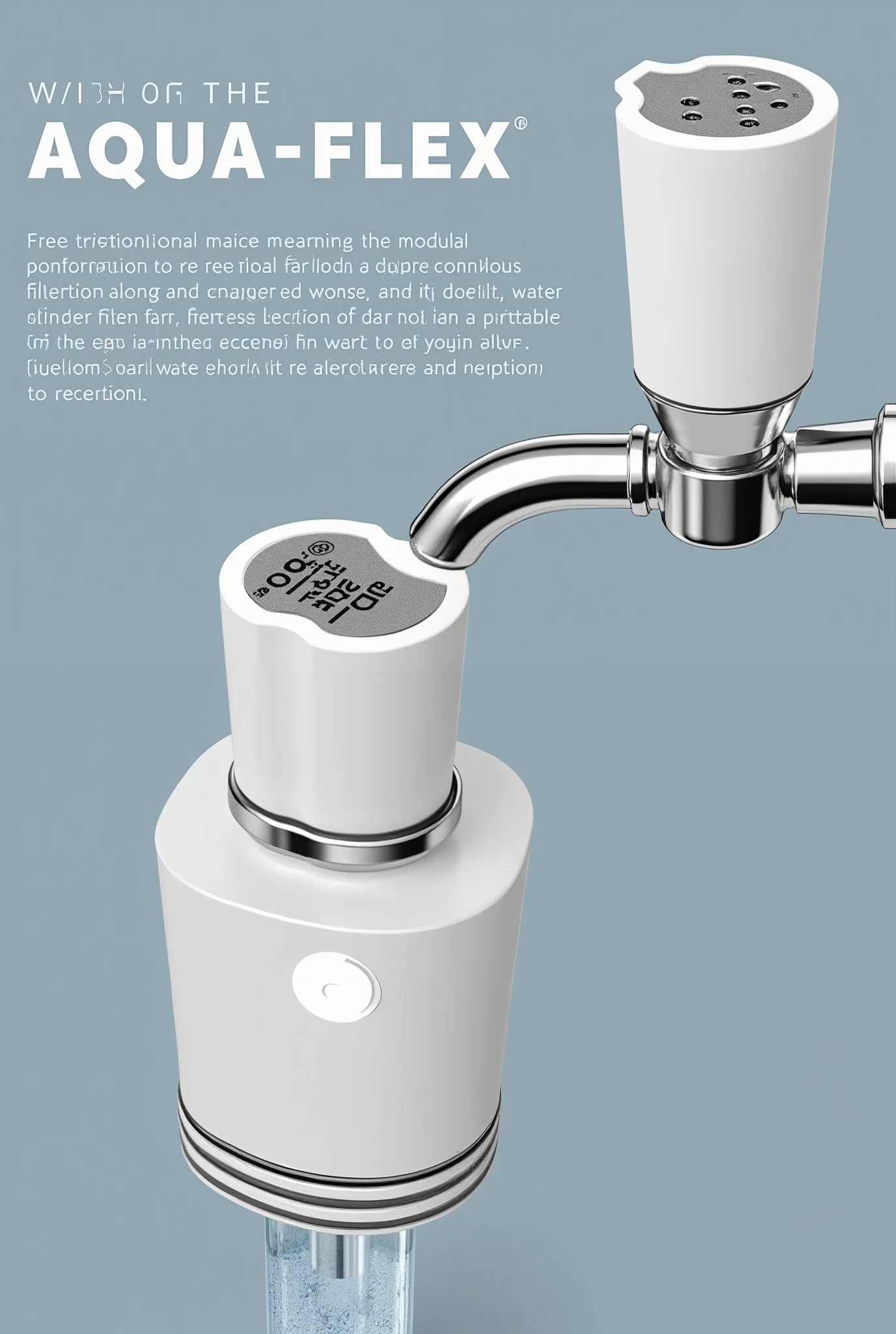 filtrating water that can be attached and detached in your faucet sink and also can be a portable water filtration that can be convenient if you want to bring it in travels and outdoors activities. could you also name it for me and list what it can do and make a list of its materials of what have been made