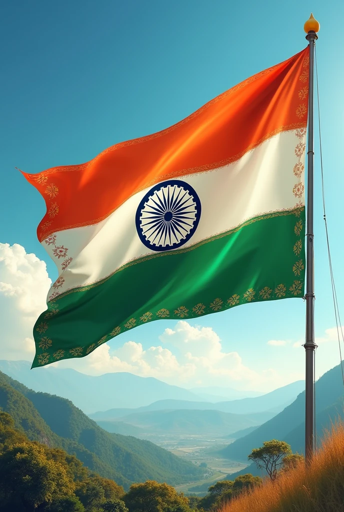 design a hindu rastra flag