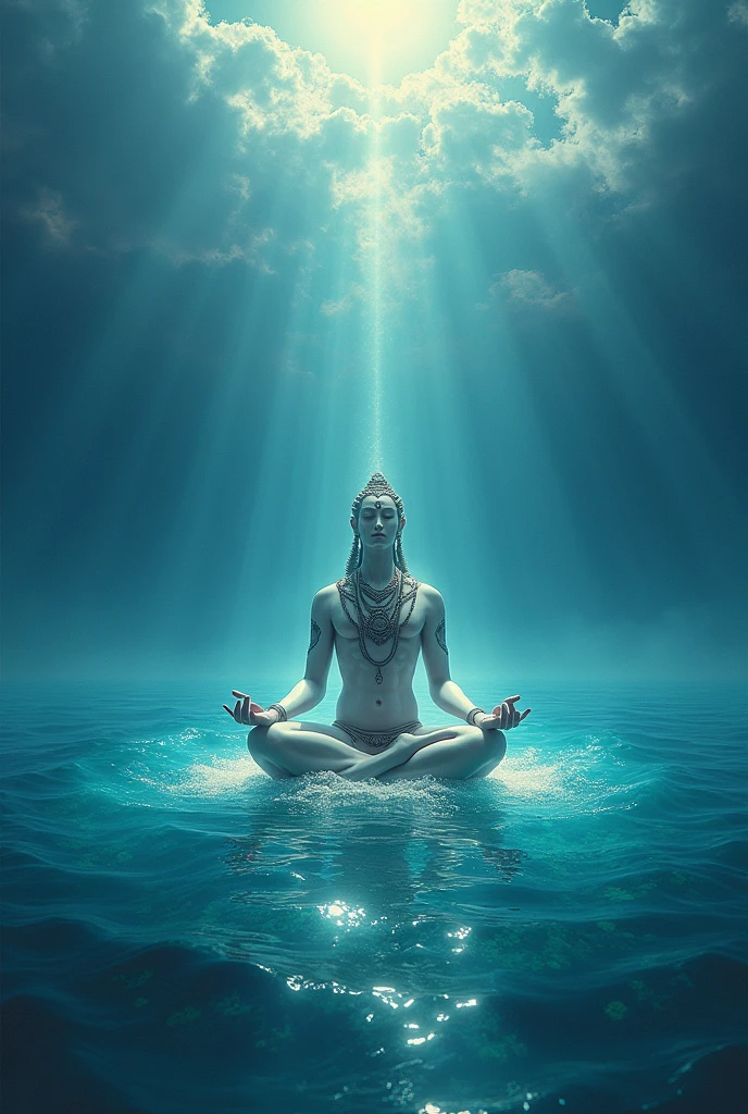 Lord Bishnu sleep in the eternal sea