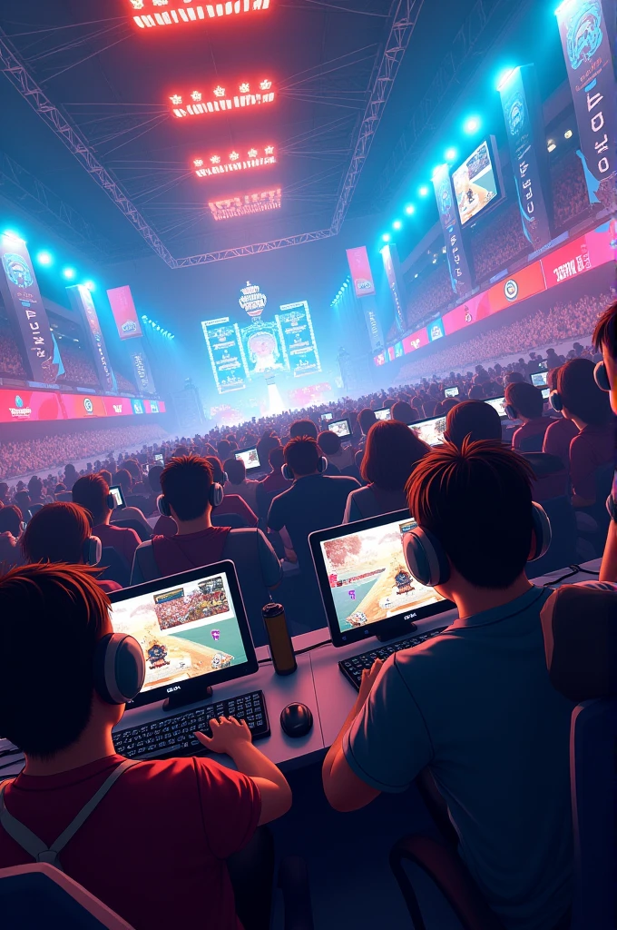 Image that says video game tournament Spain Madrid 2012