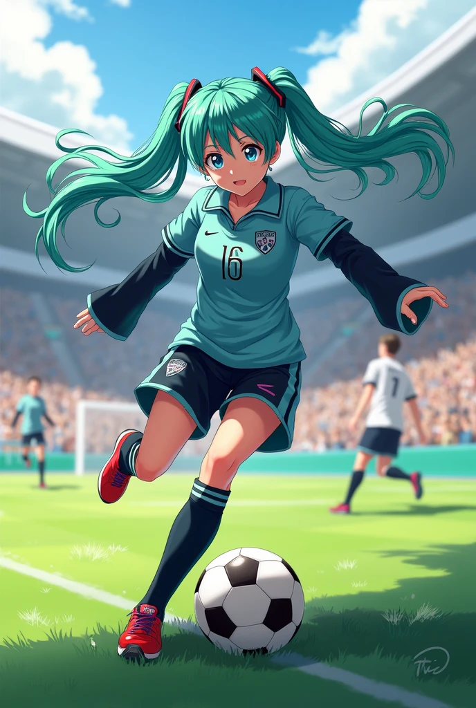 Hatsune Miku football