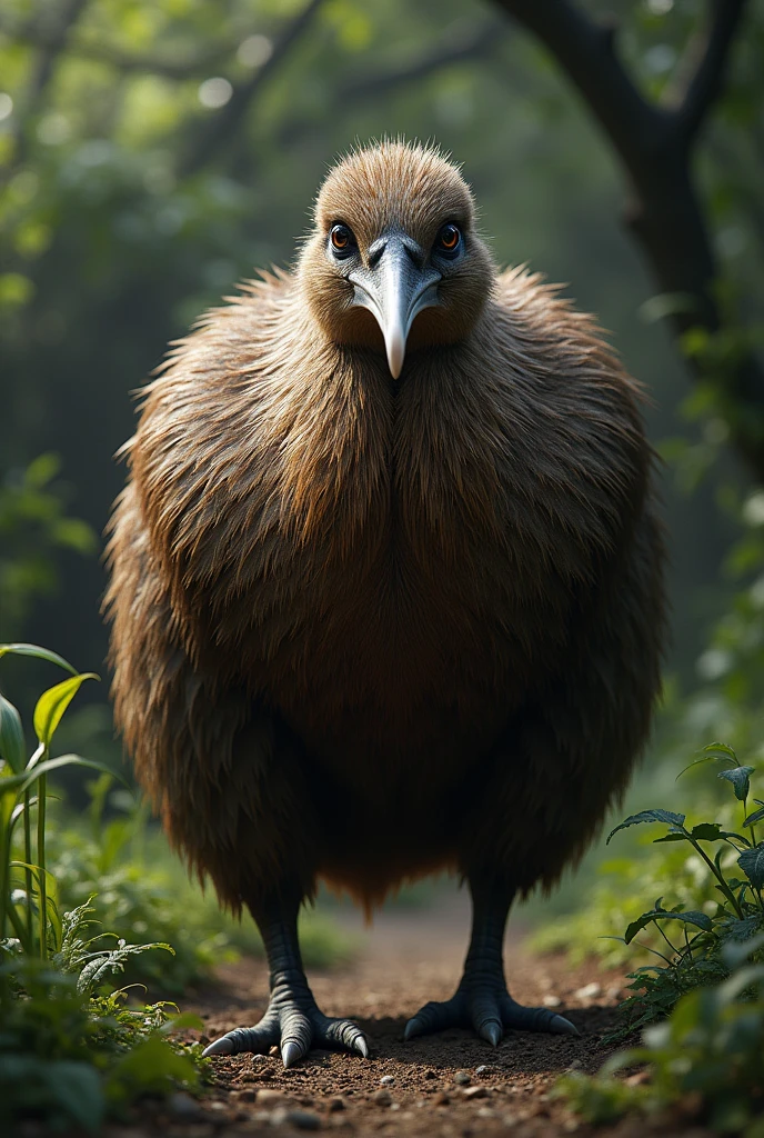 Powerful kiwi bird