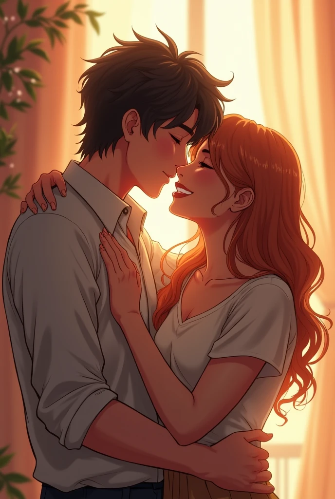 Hug with kisses 