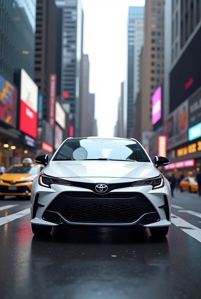 New white toyota glanza india with black front grill in newyork city