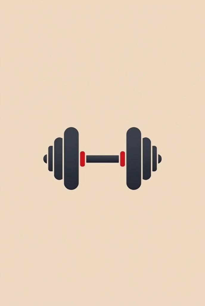 Generate a logo image for Instagram. It needs to be as simple as possible., something related to gym weight.