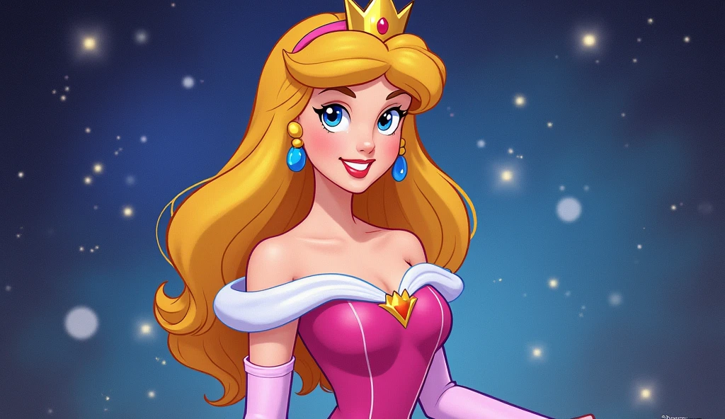 Disney's Aurora in 1995 Anime Style Vintage Cotton Core 2D