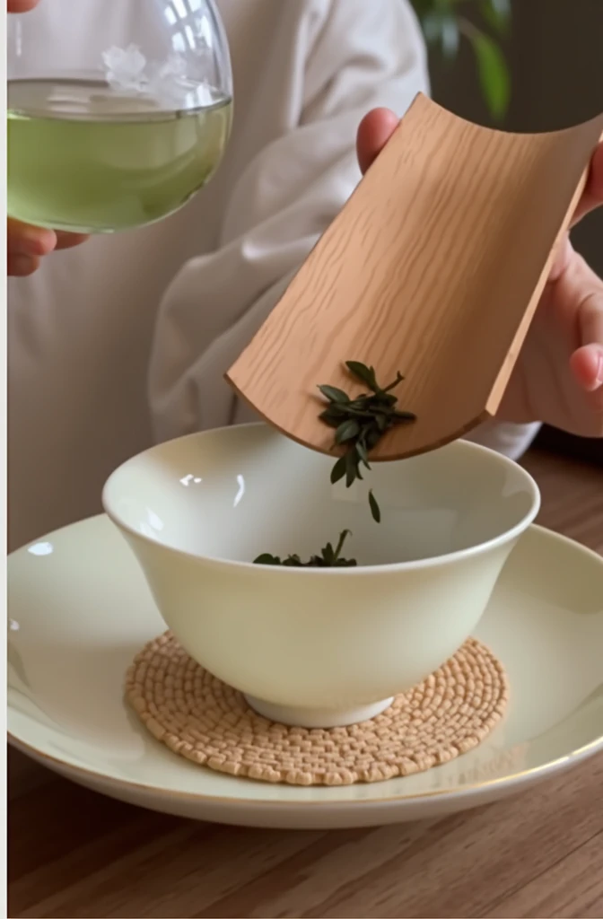 chawan, chasen, a little frothy maccha tea, photorealistic,
