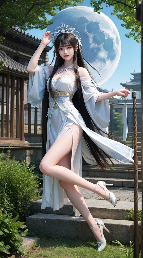 Moonlight的风景,A unique ancient costume goddess。Her gorgeous outfit sparkles,The skirt flutters in the breeze,It looks elegant and dynamic。Her eyes were full of amusement,As if blending into this peaceful nature。
The fashion goddess was wearing a pair of stylish high heels.,it seems incompatible with her elegant temperament,But it adds a touch of mystery and sexiness invisibly。。Her feet stepped on the bluestone,It's like dancing on the ground,Grace in every step。
Moonlight,The scenery is more hazy and beautiful。,Fairy Beauty。Her behavior is playful and cute,Makes people want to get closer,Discover her inner secrets。
,Ancient goddess landscape painting。She smiled,Kinetic,Everything is poetic,it'intoxicating,Unable to escape。,,,white skirt,,sit on the floor,,front,white high heels,,Beautiful ass,showing genitals,No pants