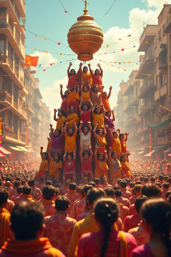 Ganapati bappa morya celebrate to dahihandi