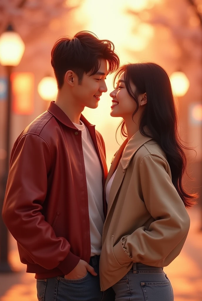 Couples on Korean drama posters standing side by side, looking like they&#39;re getting along