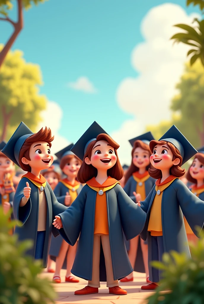 The image is a promotional banner for an event titled "CONVOCATION TALK 2K24" with details of the date "29 August 2024 The background shows a group of animated young adults, some in convocation attire (caps and gowns), smiling and posing outdoors.