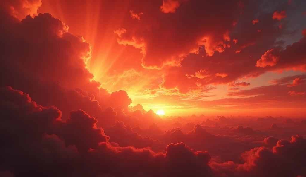 Redfire on sky Ultra realistic 4k