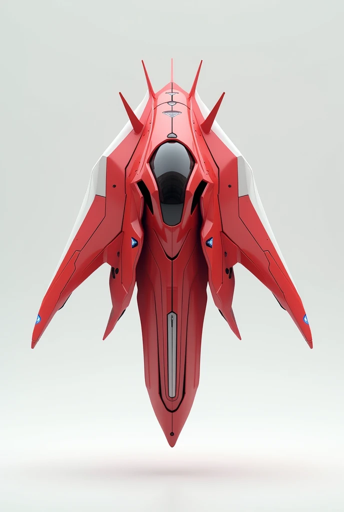 Jetpack model 3D red with white
